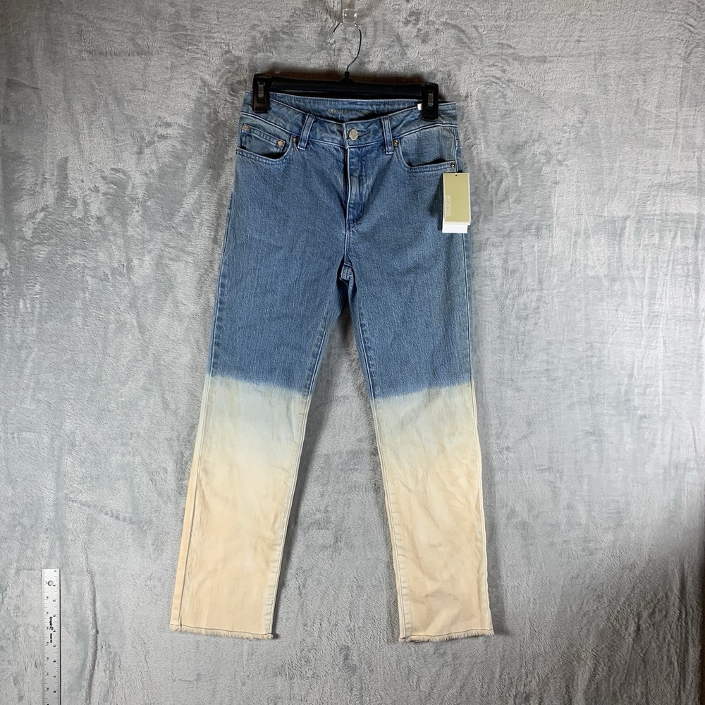 Michael Kors‎ Women's Pants Jeans 2 Ombre Frayed Hem NWT